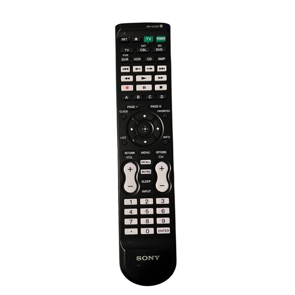 Genuine RM-VZ320 For Sony 7 Device Universal DVD VCR SAT TV Remote Control NWOB - Picture 1 of 5
